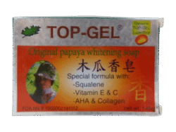 Top-Gel, Original  PAPAYA whitening soap,145g
