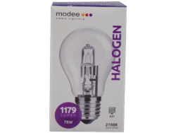 MODEE HALOGEN ΛΑΜΠΑ 70W 2700K B22