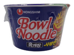 NONGSHIM BOWL NOODLE HOT&SPICY 100GR