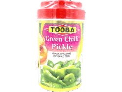 TOOBA GREEN CHILI PICKLE 1KG