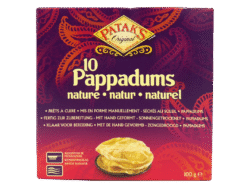 Pataks Plain Pappadums, 100gm