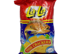 LA-LA FISH CRACKERS ,100GR