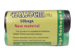 TRASH BAGS 45X55CM 35L 60PCS