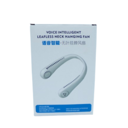 Voice Intelligent Leafless Neck Hanging Fan.
