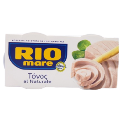 RIO MARE ΤΟΝΟΣ AL NATURANEL 2X160GR
