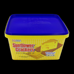SUNFLOWER CRACKERS WITH CHEESE 600GR