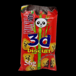 PANDA 3D BISCUIT CHOCOLATE 56G