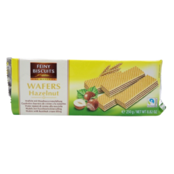 FEINY BISCUITS WAFERS HAZELNUT 250G