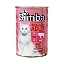 SIMBA CAT FOOD WITH BEEF 415GR