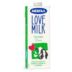 ΜΕΒΓΑΛ LOVE MILK ΕΛΑΦΡΥ 1,5% 1LT