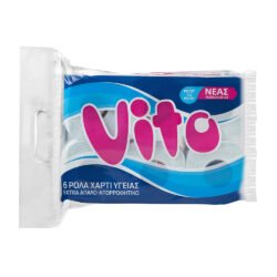 ΧΑΡΤΙ ΥΓΕΙΑΣ VITO 6ROLLS X 45G 2ΦΥΛΛΟ