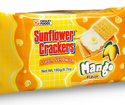 SUNFLOWER CROLEY  CRACKERS MANGO 190G