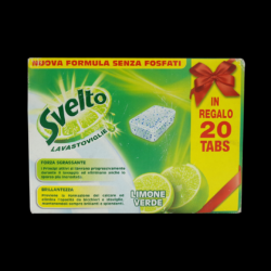 SVELTO LEMON DISH WASHER TAB 40PCS