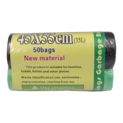 TRASH BAGS 45X55CM 35L 60PCS