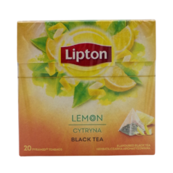 LIPTON LEMON BLACK TEA 20PCS 34GR