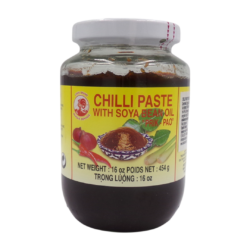 COCK BRAND CHILLI PASTE WITH SOYA BEAN 454GR