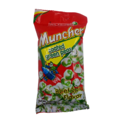 WL MUNCHER COATED GREEN PEAS BEEF 70GR