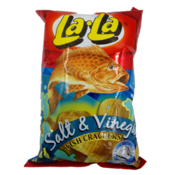 LALA FISH CRACKER SAL&VINEGAR 100GR