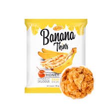 LESLIE'S BANANA THINS HONEY-DIPPED 100G