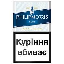 PHILIP MORRIS BLUE 100'S
