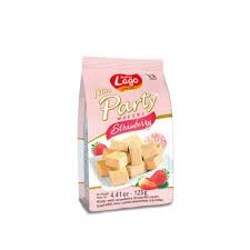 LAGO MINI PARTY STRAWBERRY 125GR