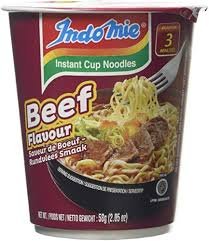 INDOMIE NOODLES CUP BEEF FLAVOUR 58G