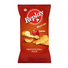 REPLAY WAVY CHIPS PAPRIKA 270GR