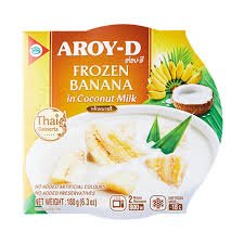 AROY-D FROZEN BANANA IN COCONUT MILK 180GR