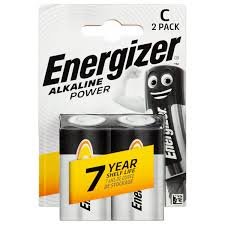 ENERGIZER ALKALINE POWER C 2 PACK