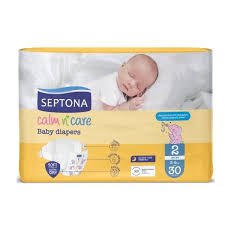 SEPTONA CALM & CARE BABY DIAPERS 2 MINI 3-6KG