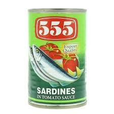 555 sardines green 155g