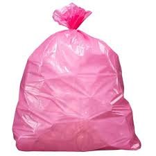 PINK GARBAGE BAG