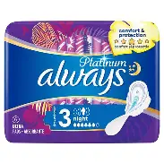 ALWAYS SANITARY NAPKIN W/WINGS NO3 7PADS