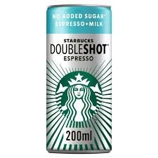 STARBUCKS DOUBLESHOT ESPRESSO NO SUGAR 200ML