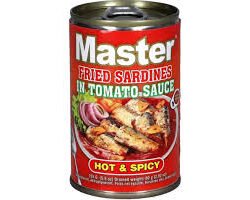 MASTER SARDINES  SPICY 80G