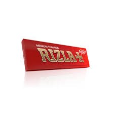 RIZLA ROLLING PAPER MEDIUM THIN RED