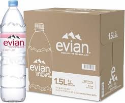 EVIAN WATER1.5 BY 12 PC