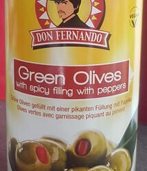 DON FERNANFDO  OLIVES W SPICY FILLING 350G