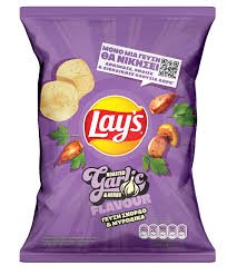 LAys roasted garlic 95grms