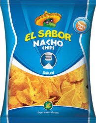 EL SABOR NACHO CHEEPS SALTED 100GR