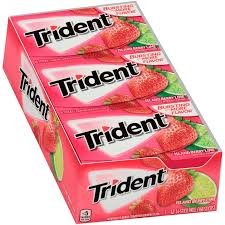 TRIDENT STRAWBERRY LEMON