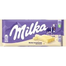 MILKA  WHITE CHOCOLATE 90G