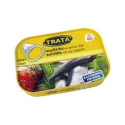 TRATA SARDINES IN VEGETABLE OIL 100GR