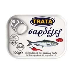 TRATA SPICY SARDINES IN VEGETABLE OIL 100GR