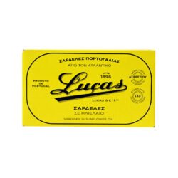 LUCAS SARDINES IN SUNFLOWER OIL 125GR