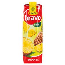 BRAVO PINEAPPLE JUICE 1LT