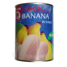 COCK BRAND BANANA IN SYRUP 565GR