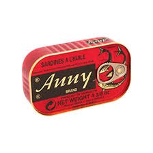 ANNY SARDINES OIL RED 125G