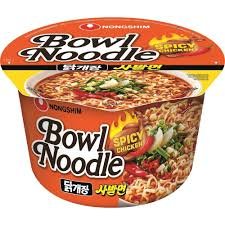 NONGSHIM BOWL NOODLE SPICY CHICKEN 100GR