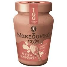 ΜΑΚΕΔΟΝΙΚΟ ΤΑΧΙΝΙ ΜΕ ΡΟΔΙ & CRANBERRY 330GR